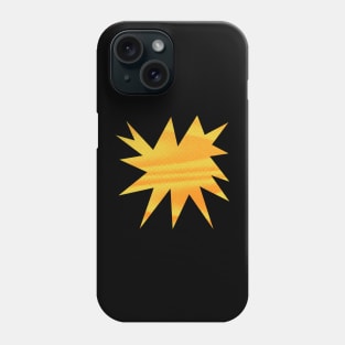 Funky Warm Tone Starburst Comic Graphic Phone Case