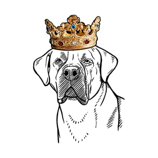 Boerboel Dog King Queen Wearing Crown T-Shirt