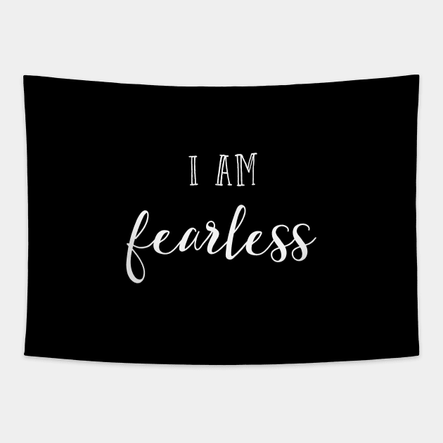 I am fearless Tapestry by inspireart