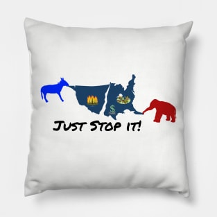 Just Stop It! With icons Pillow