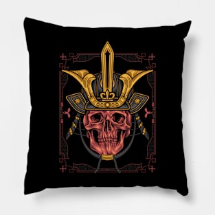 Skull Samurai Pillow