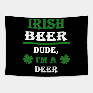 Mid Beer Drunk Pub Ireland Irish Holiday Tapestry