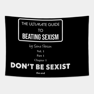 How to beat sexism Tapestry