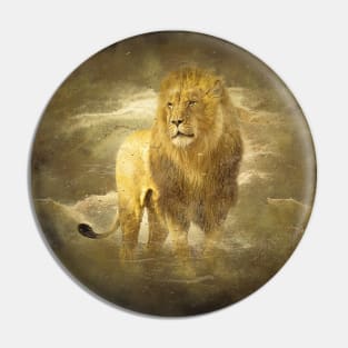 Lion Animal Wildlife Jungle Nature Safari Adventure Discovery Africa Digital Painting Pin