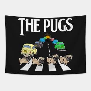 Abbey Pugs Tapestry