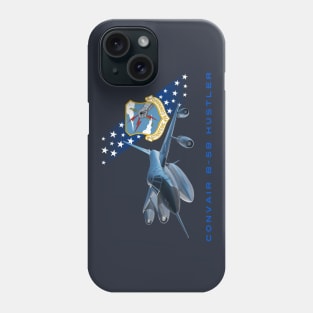 Convair B-58 Hustler with SAC Crest Phone Case