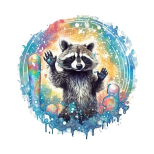 Cute watercolor raccoon T-Shirt