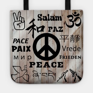 Wall of Peace Tote