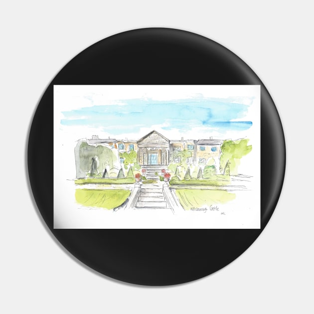 Royal Hillsborough Castle watercolour art sketch Pin by DebTheZeb