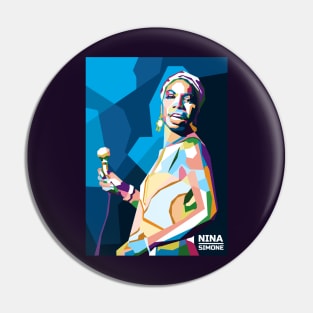 Abstract Popart Nina S in WPAP Pin