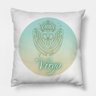 Spherical Zodiac Virgo Pillow