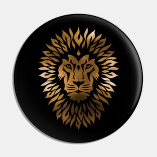 Vintage Lion Head Pin