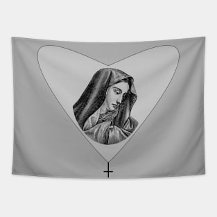 Virgin Mary Rosary Tapestry