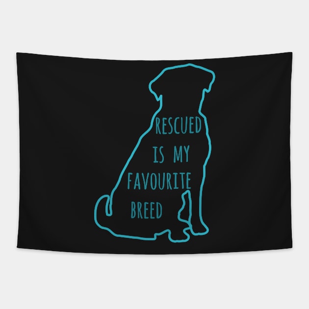 rescued is my favourite breed Tapestry by FandomizedRose