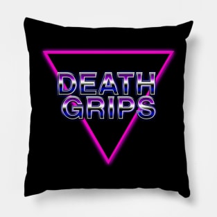 DEATH GRIPS retro logo Pillow