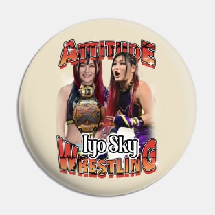 IYO SKY Wrestling Pin