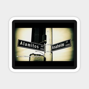 Alamitos Avenue & Anaheim Street, Long Beach, California by Mistah Wilson Magnet