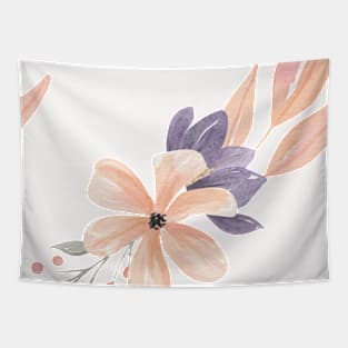 Floral Patterns Watercolor Tapestry