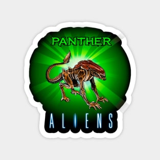 Panther Alien Magnet