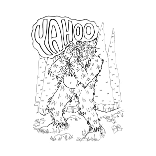 Yahoo - a Bigfoot Creature T-Shirt