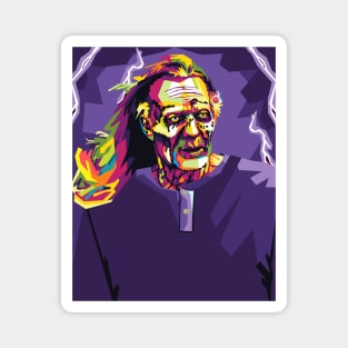 zombie halloween pop art Magnet