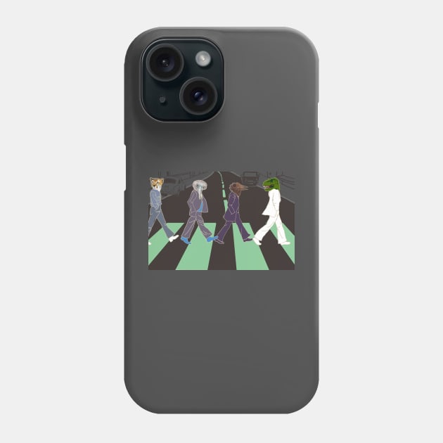 Abbey road, the endangered animals Phone Case by The world through children's eyes