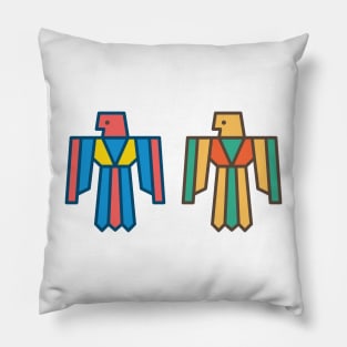 Southwest Hipster Thunderbird Pillow