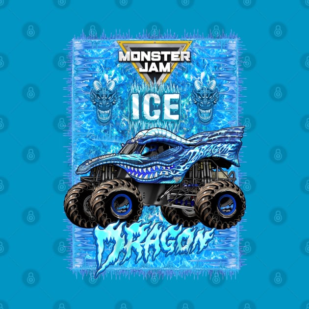 The Blue Ice Dragon by rickyrickbob