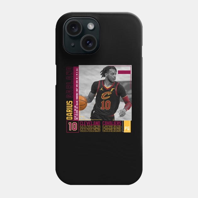 Darius Garland Paper Poster Phone Case by art.Hamdan