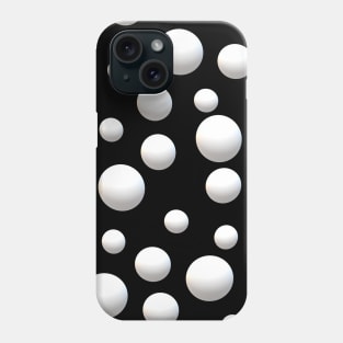 White Polka Dots Phone Case