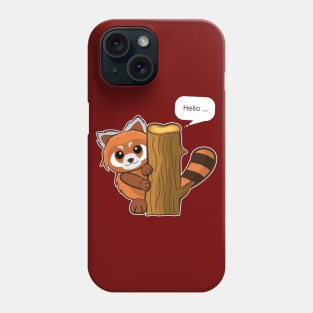 hello red panda Phone Case