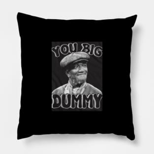 Sanford And Son You Big Dummy  Adult T-Shirt Tee Black Pillow