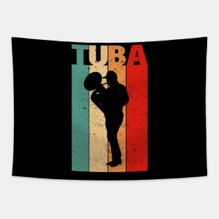 Vintage Tuba Tapestry