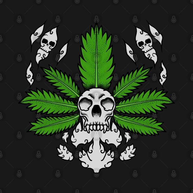 marijuana leaf skull marijuana leaf skull by three.gu