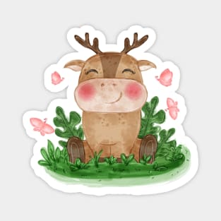 Baby Deer Cute Magnet