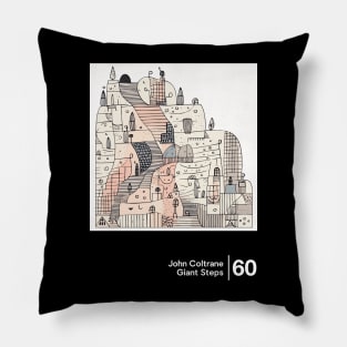 Giant Steps - Minimal Style Graphic Artwork Pillow