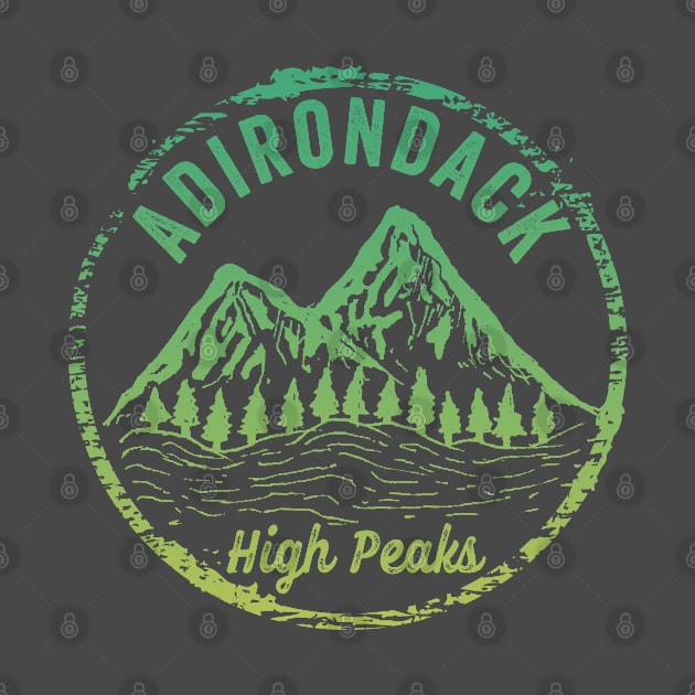 Adirondack Mountains New York High Peaks Hikers by Pine Hill Goods