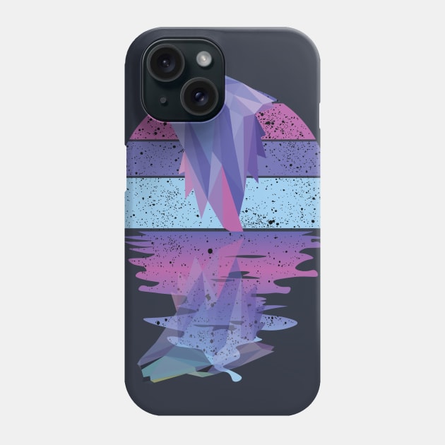 Vintage wolf reflected on lights of Phone Case by mutarek