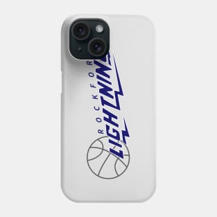 Defunct Rockford Lightning CBA Basketball 1986 Phone Case