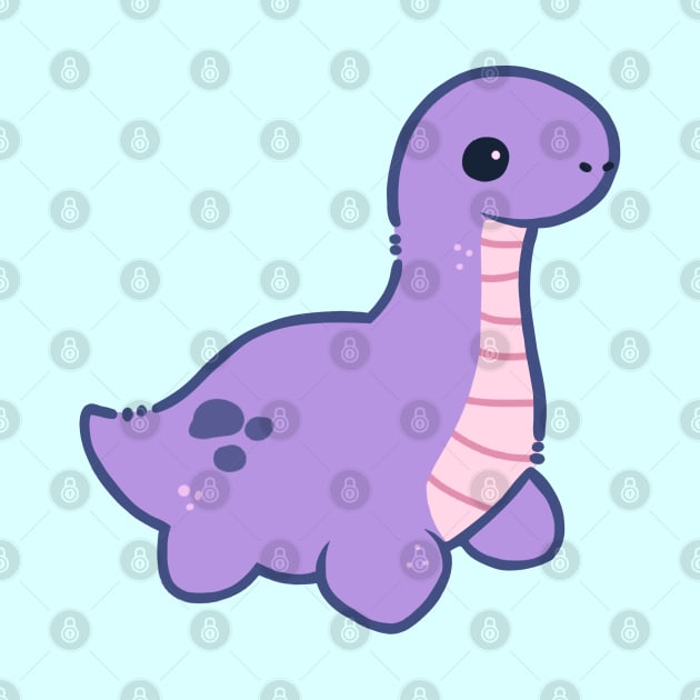 Plesiosaur (Purple) by LinnsWorld