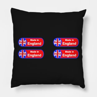 Made in England small tag stickers Pillow