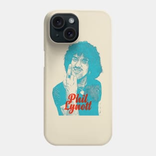 Retro Phil Lynott Middle Finger Overprint Phone Case