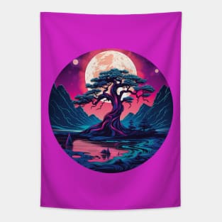 Tree in the Moonlight Tapestry