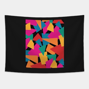 Abstract pattern 80s style geometric Tapestry