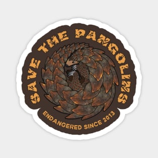 Save The Pangolins Endandgered Since 2013 Magnet