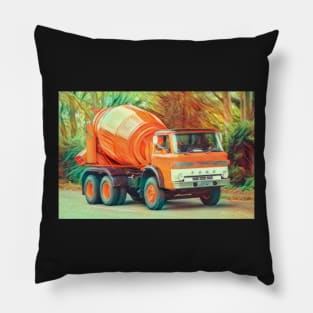 Ford D Series Concrete Mixer Truck Pillow