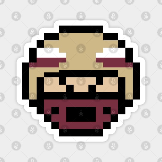 8-Bit Helmet - Tallahassee Magnet by The Pixel League