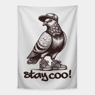 Pigeon Stay Coo Tapestry