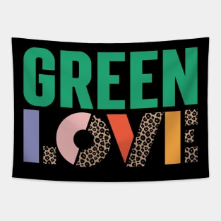 Green Love Tapestry