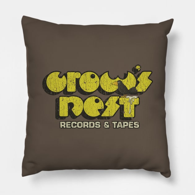 Crow’s Nest Records & Tapes 1978 Pillow by JCD666